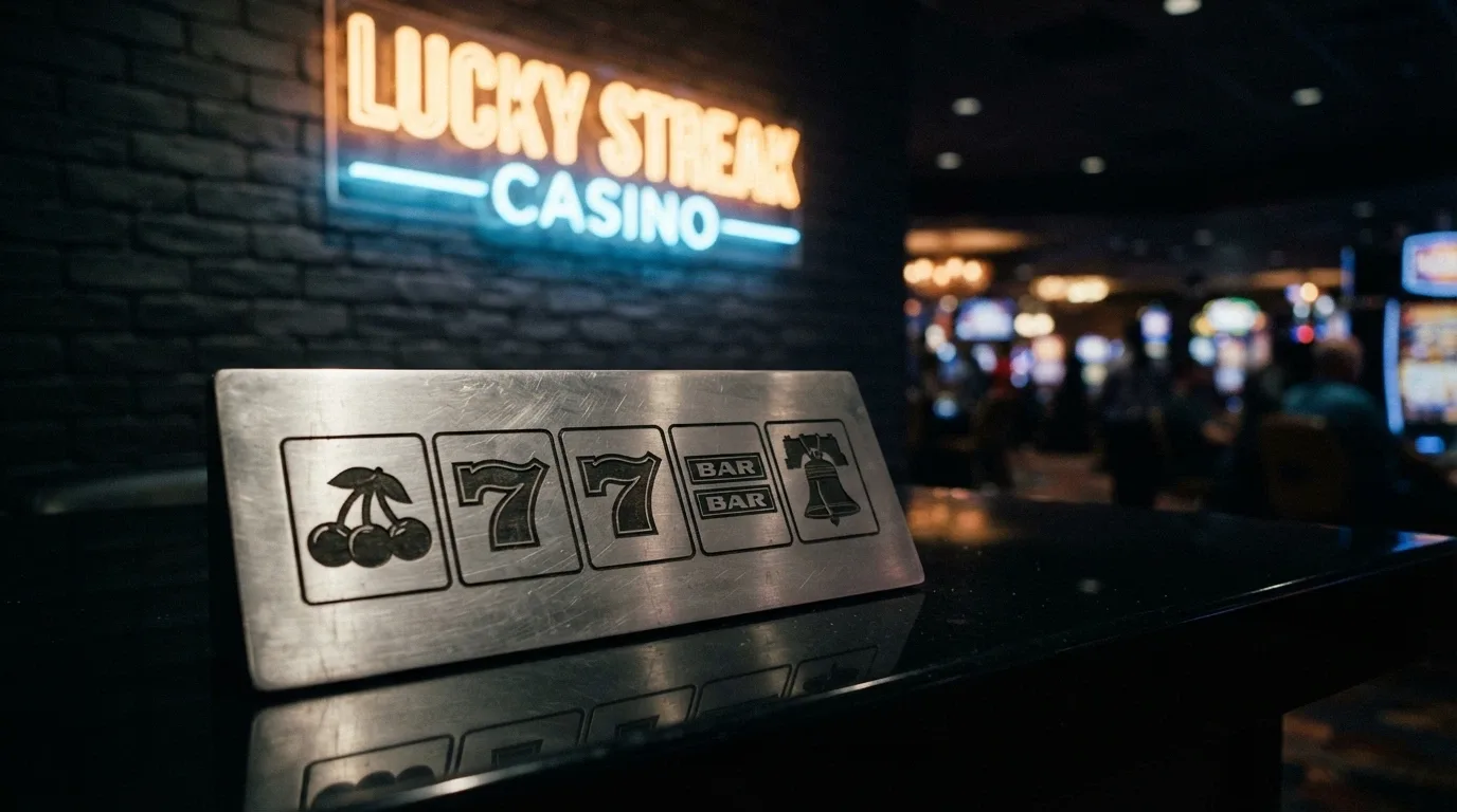 A brand-style composition of the Wager Beat Casino wordmark against a dark casino-themed background with subtle pokie-reel lighting elements
